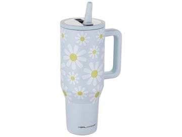 Florina Termo šalica od nehrđajućeg čelika Power 1,1 l s motivima tratinčica