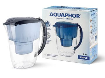 Aquaphor Jednostavni vrč za filtriranje 2,8 l tamnoplave boje - AQU 516579