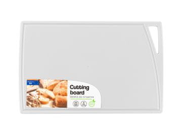 Bentom Plastična daska za rezanje Fresh 31,5 x 20 cm siva -BEN