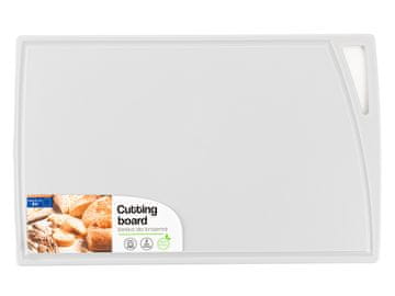 Bentom Plastična daska za rezanje Fresh 38,5 x 24 cm siva -BEN