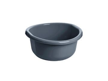 Plastična zdjela s ručkama 1,2L tamno siva -JAG
