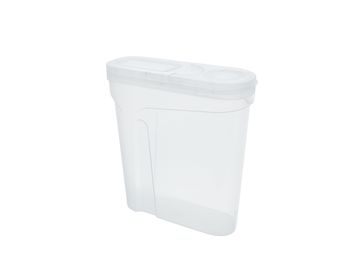 Plastična posuda za rasuti materijal, mat, 2.4L -JAG
