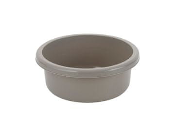 Bentom Okrugla plastična zdjela 31CM 6.2L svijetlosiva -BEN