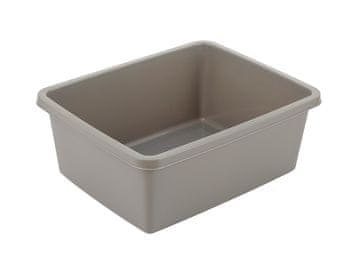 Bentom Pravokutna plastična zdjela 33X26CM 8L svijetlosiva -BEN