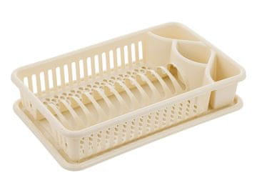 Bentom Plastični stalak za suđe LUX krem -BEN