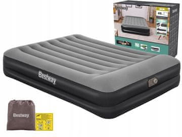 Bestway Madrac na zračni krevet Comfort 203 x 152 x 46 cm s ugrađenim kompresorom #67403