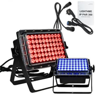 4M IP PAR 360 reflektor za scensku rasvjetu, vanjska rasvjeta IP68 60x1.5W LED RGB