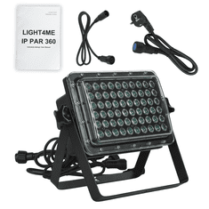 4M IP PAR 360 reflektor za scensku rasvjetu, vanjska rasvjeta IP68 60x1.5W LED RGB