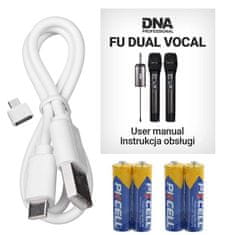DNA FU dvostruki vokalni bežični vokalni mikrofoni