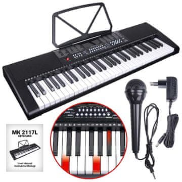 TMK 2117L tipke za orgulje za djecu s LED zaslonom