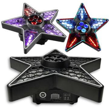 4M starlight 3u1 LED DMX retro scenska rasvjeta s više efekata