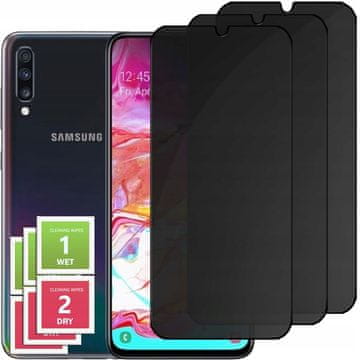 3x kaljeno staklo protiv špijuniranja za Samsung Galaxy A7 zaštitno