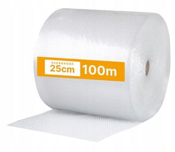 Mjehurićasta folija 25cm / 100m Zaštitna mjehurićasta folija Jaka za selidbu