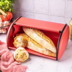 KINGHoff Mala čelična posuda za kruh 36 cm KH-1753 crvena