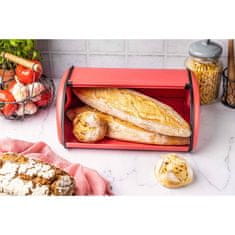 KINGHoff Mala čelična posuda za kruh 36 cm KH-1753 crvena