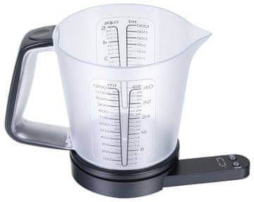 KINGHoff Elektronička kuhinjska vaga s vrčem 1200ml 1g 5kg KH-1829