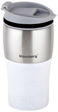 KLAUSBERG 320ml termos šalica bijela KB-7627