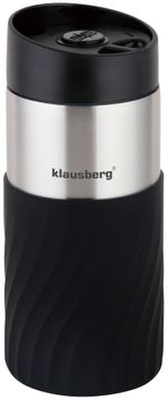 KLAUSBERG 300ml termos šalica crna KB-7629