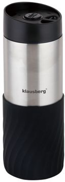 KLAUSBERG Termo šalica 400ml 18/8 nehrđajući čelik crna KB-7633