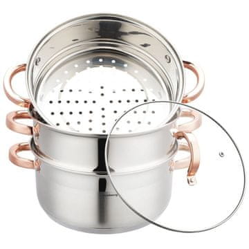 KLAUSBERG Set od 4 parna lonca od 24 cm. KB-7735 parni lonac.