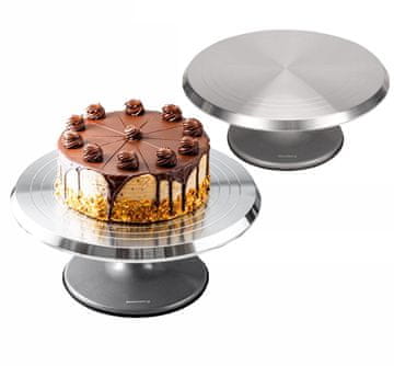 KLAUSBERG Rotirajući stalak za torte, kolačiće, 25,5 cm KB-7771