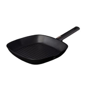 Tava za roštilj s titanskim premazom, kvadratna, 28 cm, Monaco BH-7092