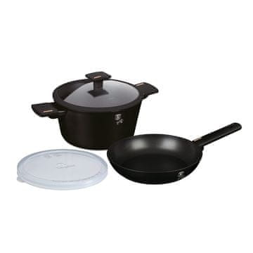 Set lonca i tave 24 cm s titanskim premazom, 4 dijela, Monaco BH-7098