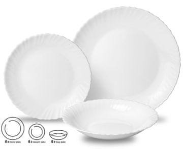 KINGHoff Set posuđa od 18 dijelova za 6 osoba KH-1875