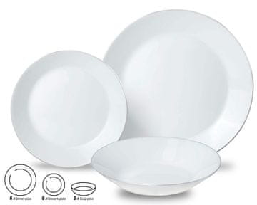 KINGHoff Set posuđa od 18 dijelova za 6 osoba KH-1877