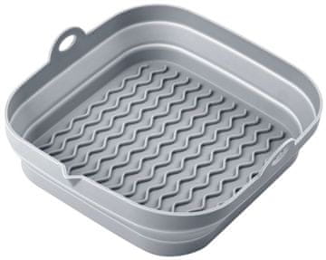 KLAUSBERG Set silikonskih uložaka za fritezu, 2 komada, kvadratni, 20 cm, sklopivi, KB-7790