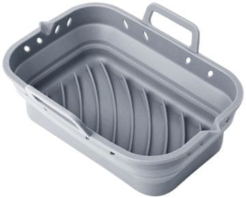 KLAUSBERG Set silikonskih uložaka za fritezu, 2 komada, pravokutni, 20,5x14,5 cm, sklopivi, KB-7791