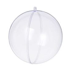 33 Akrilna kugla, sklopiva kugla, TG35233-BN, 12 cm, prozirna plastika