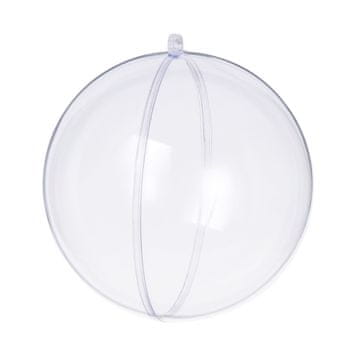 33 Akrilna kugla, sklopiva kugla, TG35233-BN, 12 cm, prozirna plastika