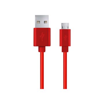 EB177R esperanza micro USB 2.0 kabel A-B M/M 0,5 m crveni