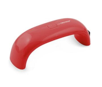 EBN003R UV lampa ZA hibridne nokte biserno crvena