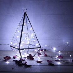 Žičane lampice za božićno drvce 300 LED hladno bijele anđeoske kose