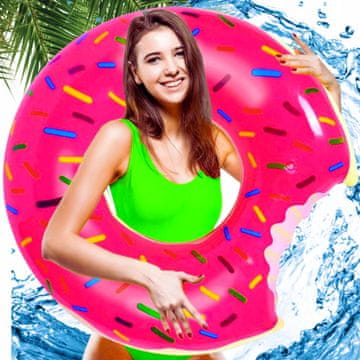 TG48122R napuhani prsten za plažu, ružičasti