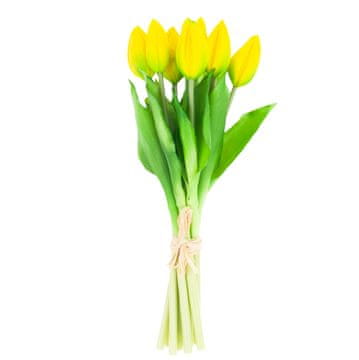 CV08289-4 buket tulipana gumeno cvijeće kao pravi luksuz 9 kom
