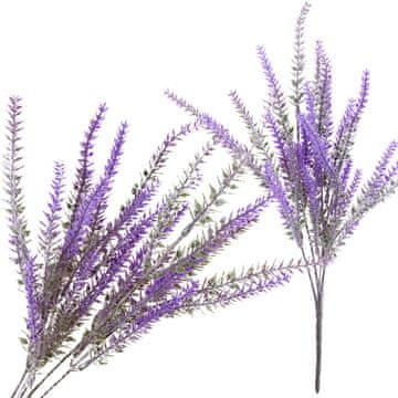 CV32396 BUKET LAVANDE UMJETNE GRANČICE LAVANDE 5 KOM REALISTIČNO UMJETNO CVIJEĆE