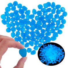 TG67713-5 Svjetleće kamenje, fluorescentno kamenje, 100 komada ukrasno