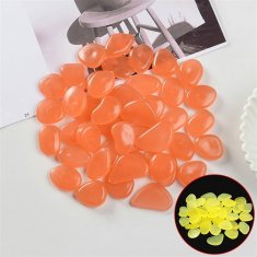 TG67713-6 Svjetleće kamenje, fluorescentno kamenje, 100 komada ukrasno