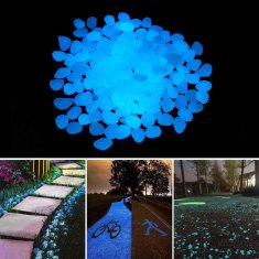 TG67713-5 Svjetleće kamenje, fluorescentno kamenje, 100 komada ukrasno
