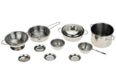 33 TG55525 Veliki metalni lonci za djecu Set posuđa