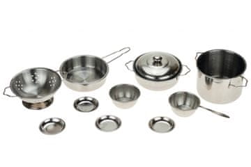 33 TG55525 Veliki metalni lonci za djecu Set posuđa