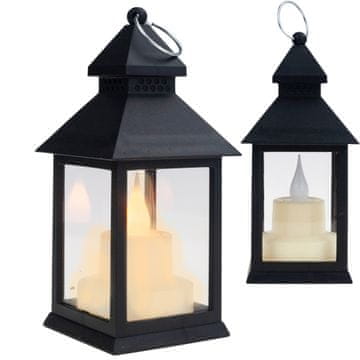 TG73372-2 LED svjetiljka sa svijećom, pokretni plamen, grobna
