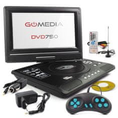 Prijenosni DVD player 7,8" 300 igara Poljski izbornik USB antena