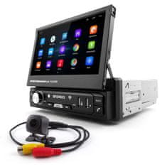 Auto radio 1DIN 7" GPS Android 2/32 GB Uvlačivi zaslon WiFi kamera