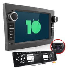 Radio 2GB RAM-a Opel 7" LCD GPS navigacija Android Auto WiFi GSM siva kamera