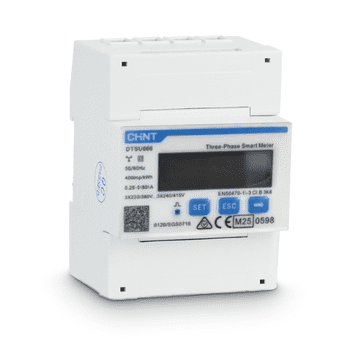 CHiNT DTSU666 Modbus MID dvosmjerno brojilo 3F 3x230/400V 5(80A) RS485