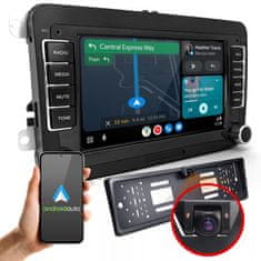 Radio 4GB RAM-a Volkswagen 7" GPS navigacija Android WiFi GSM 4G kamera